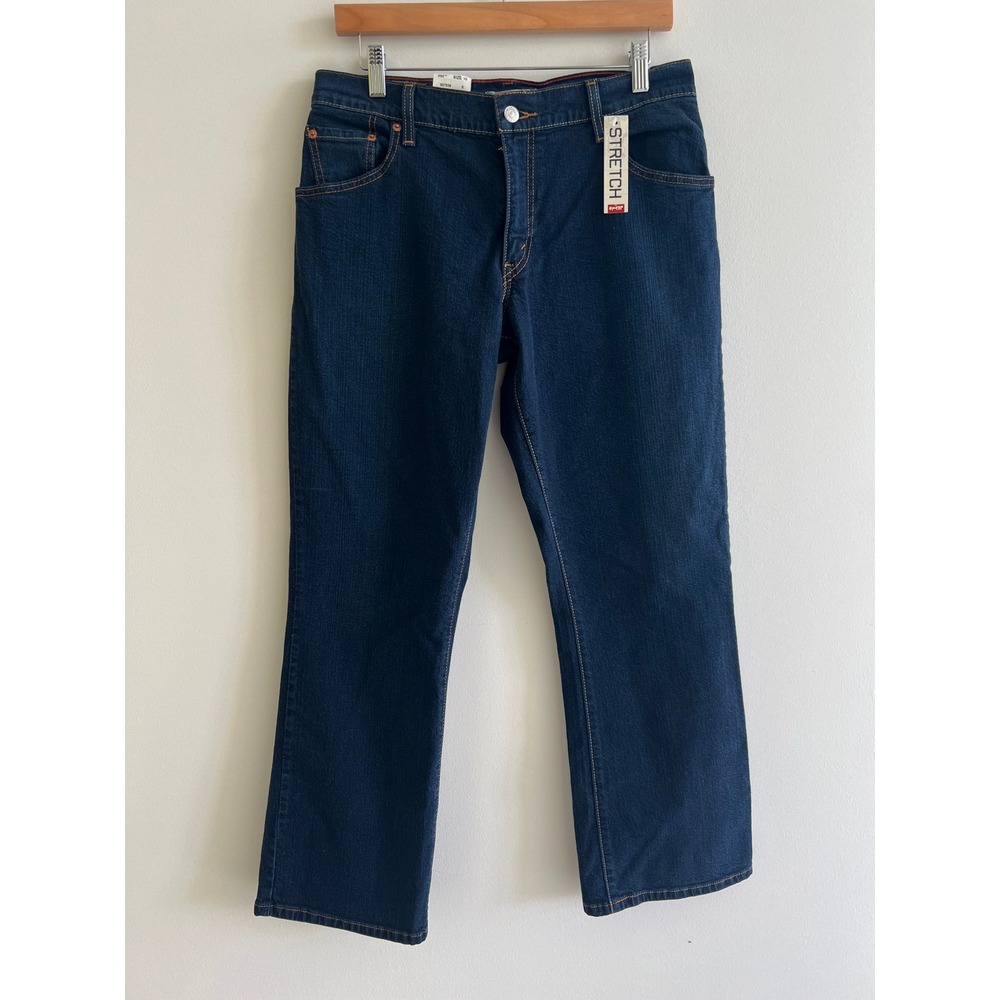 NWT Levi's 550 10S Dark Indigo Relaxed Boot Cut Jeans‎ 2000s Y2K Denim Classic